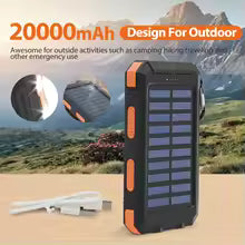 20000mAh Solar Portable  Power Bank