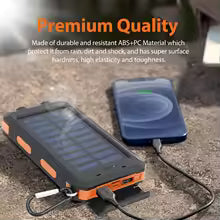 20000mAh Solar Portable  Power Bank
